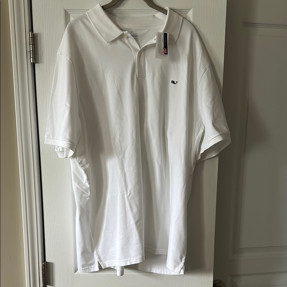 Vineyard Vines White Polo Shirt Classic Style
